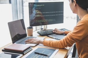 how does web design impact content marketing programmer at work