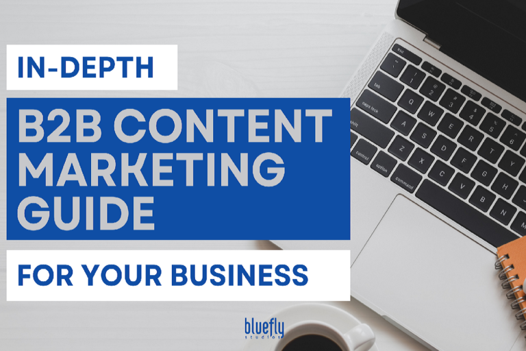 b2b content marketing guide featured image for bluefly studios