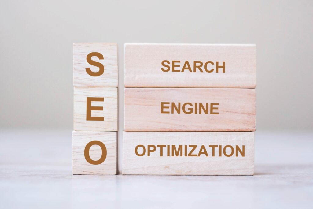 why is seo important wooden blocks