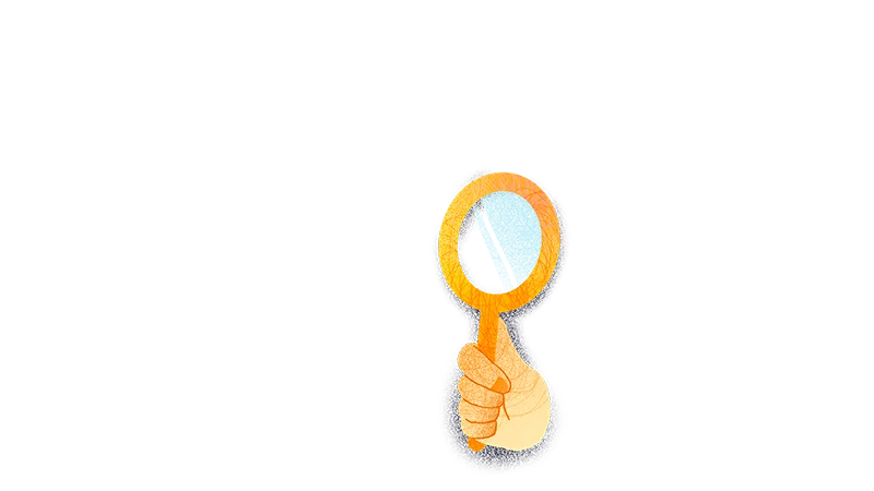 Voice Search SEO Hand Holding a Magnifying Glass