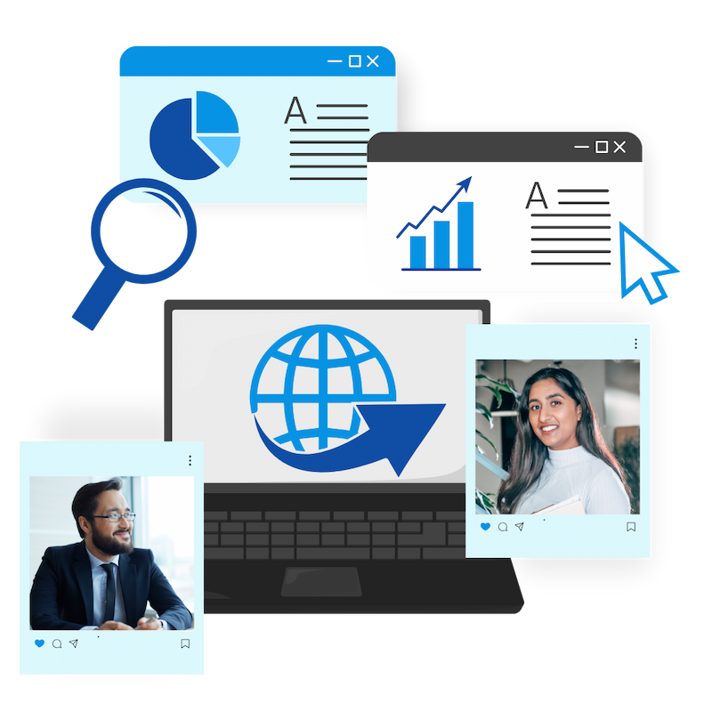 Our Works 1 Case Study Hero Section Graphics